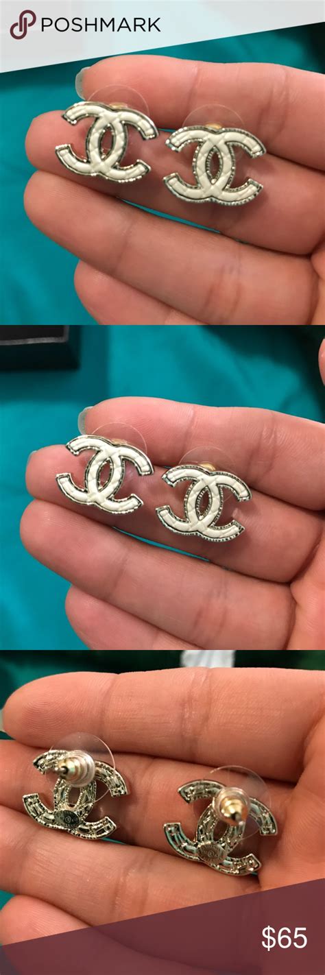 chanel look alike earrings|Chanel inspired earrings aliexpress.